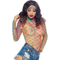 Leg Avenue Costume, Rainbow, One Size