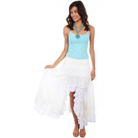 Scully Tiered Lace Skirt White XL