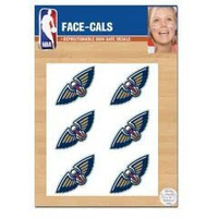 Wincraft NBA New Orleans Pelicans Face Tattoos, Team Colors, One Size