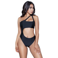 Be Wicked 1976 Quinn Swimsuit, Black, X-Small