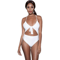 Be Wicked 1983 Delaney Swimsuit, White, X-Small