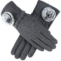 SWEET ROZINA Touch Gloves, Gray