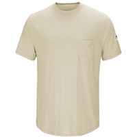 Short Sleeve Lightweight T-Shirt - Long Sizes - Khaki - LT