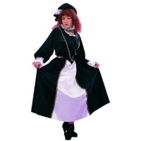 Queen Mary of Scotts Costume - Size Womens Plus 18-20 Multicoloured