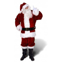 Ultra Deluxe Santa Claus Suit Set XX-Large Multicoloured