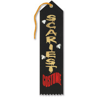 Beistle Scariest Fabric Aard Ribbon, 2  x 8