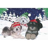 Pipsqueak Productions C503 Holiday Boxed Cards- Havanese by Pipsqueak Productions