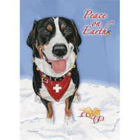 Pipsqueak Productions C705 Greater Swiss Mountain Dog Christmas Boxed Cards - Pack of 10