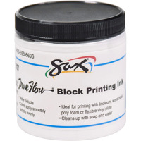 Ink SAX Block Printing 8 OZ White