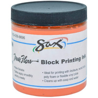 Ink SAX Block Printing 8 OZ Orange