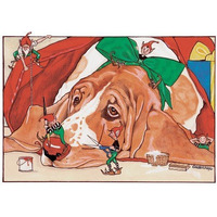 212 Main Holiday Boxed Cards- Basset Hound