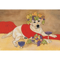 212 Main Holiday Boxed Cards- Labrador Yellow