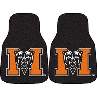 Mercer University 2 Piece Front Car Mats