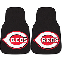 MLB - Cincinnati Reds 2 Piece Front Car Mats