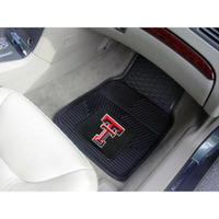 Fanmats Texas Tech University 2-pc Vinyl Car Mat Set/17 x27