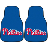 MLB - Philadelphia Phillies Carpet Car Mat Set - 2 Pieces