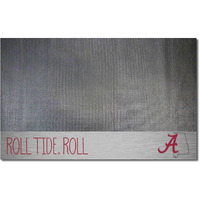 FANMATS 21073 Alabama Crimson Tide Southern Style Vinyl Grill Mat - 26in. x 42in. - Deck Patio Protective Mat | Oil, flame, and UV resistant