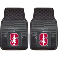 FANMATS Stanford Cardinal Heavy Duty Car Mat Set - 2 Pieces