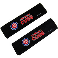 MLB Chicago Cubs Seat Belt Pad (Pack of 2), One Size,