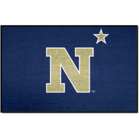 FANMATS 3545 NCAA -Navy Midshipmen Starter Mat Accent Rug - 19in. x 30in. | Sports Fan Home Decor Rug and Tailgating Mat