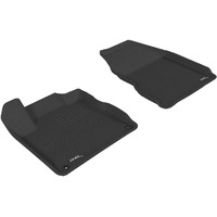 3D MAXpider Custom Fit Kagu Floor Mat (Black) for 2009-2014 Nissan Murano - 1ST Row