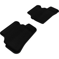 3D Maxpider Custom Fit Kagu Floor Mat (Black) Compatible with Mercedes-Benz C-Class Sedan 2008-2014 / C63 AMG Sedan (W204) 2008-2011 - 2nd Row