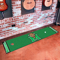 FANMATS 10321 Marshall Thundering Herd Putting Green Mat - 1.5ft. x 6ft.