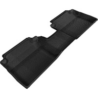 3D MAXpider - L1HY01821509 Second Row Custom Fit All-Weather Floor Mat for Select Hyundai Elantra GT Models - Kagu Rubber (Black)