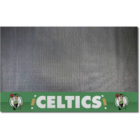 FANMATS 14196 Boston Celtics Vinyl Grill Mat - 26in. x 42in. - Deck Patio Protective Mat | Oil, flame, and UV resistant