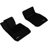 3D MAXpider Custom Fit Kagu Floor Mat (Black) Compatible with BMW 3 Series Sedan (F30) RWD 2012-2018 / Gran Turismo (F34) RWD 2013-2019 - Front Row