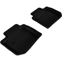 3D MAXpider Kagu Floor Mat (Black) Compatible with Subaru Impreza 2012-2016 / XV Crosstrek 2013-2017 / WRX 2015-2021 / WRX STI 2015-2021 - Second Row