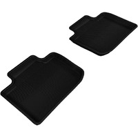 3D MAXpider Custom Fit KAGU Floor Mat (BLACK) Compatible with LEXUS IS 2014-2023 - Second Row