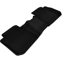 3D MAXpider L1SB00921509 Second Row Custom Fit All-Weather Floor Mat for Select Subaru Forester Models - Kagu Rubber (Black)