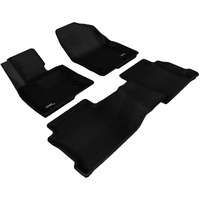 3D MAXpider Custom Fit Kagu Floor Mat (Black) Compatible with Mazda Mazda6 2014-2021 - Full Set