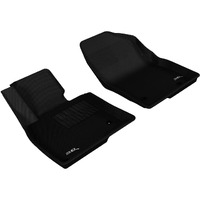 3D MAXpider Custom Fit Kagu Floor Mat (Black) Compatible with Mazda Mazda3 2014-2018 / Mazda6 2014-2021 - Front Row