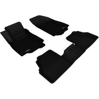 3D MAXpider Custom Fit KAGU Floor Mat (BLACK) Compatible with BUICK ENCORE 2013-2022 - Full Set