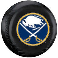 NHL Buffalo Sabres Tire Cover, Black, Standard Size