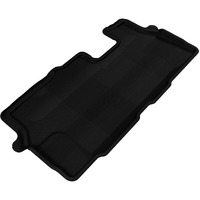 3D MAXpider Custom Fit Kagu Floor Mat (Black) for 2009-2015 Honda Pilot - 3RD Row