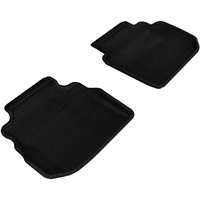 3D MAXpider 2006-2010 Infiniti M35 Kagu 2nd Row Floormats - Black (L1IN01421509)