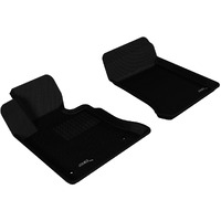 3D MAXpider Custom Fit Kagu Floor Mat (Black) Compatible with Mercedes-Benz GLK 350 (X204) 2010-2012 - Front Row