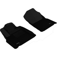 3D MAXpider Custom Fit Kagu Floor Mat (Black) Compatible with Toyota Tundra Regular/Double/Crewmax/Sequoia 2012-2021 - Front Row