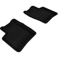 3D MAXpider 2004-2009 Toyota Prius Kagu 2nd Row Floormats - Black (L1TY14521509)