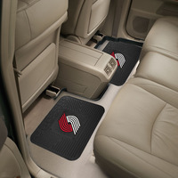 NBA - Portland Trail Blazers Back Seat Car Mats - 2 Piece Set