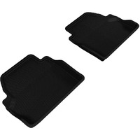 3D MAXpider Custom Fit Kagu Floor Mat (Black) for 2014-2020 BMW 4 Series - 2ND Row