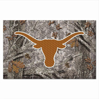 FANMATS 19235 Texas Longhorns Rubber Scraper Door Mat, Camo Color