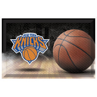 FANMATS 19102 New York Knicks Rubber Scraper Door Mat