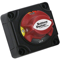 BATTERY DOCTOR 20393 Mini Master Disconnect Switch (Dual Battery, 4 Position)