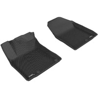 3D MAXpider Custom Fit Kagu Floor Mat (Black) Compatible with Hyundai Ioniq Hybrid 2017-2022 / Plug-In Hybrid 2018-2022 / Kia Niro 2017-2022  R1