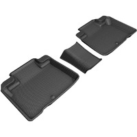 3D MAXpider Custom Fit Kagu Floor Mat (Black) Compatible with Lincoln Nautilus 2019-2023 / MKX 2016-2018 - Second Row