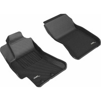 3D MAXpider Custom Fit Kagu All-Weather Front Row Floor Mats (Black) Compatible with Subaru Impreza 2008-2011 / Impreza WRX / Impreza WRX STi 2008-2014 - R1